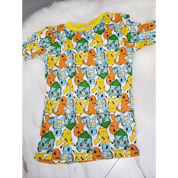 NEW - Pokemon Pajamas Set Shorts T Shirt 2 PIECE - YOUTH BOYS SIZE 10 - Picture 3 of 5